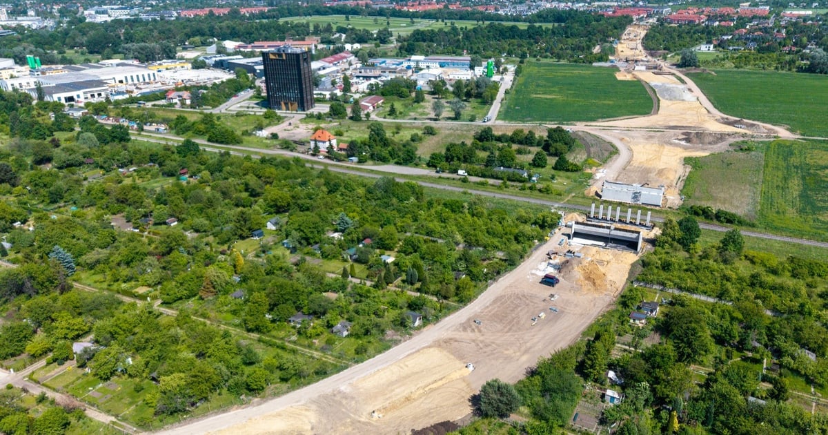 Tak powstaje Wschodnia Obwodnica Wrocławia. Te zdjęcia robią wrażenie