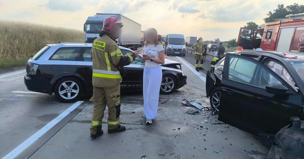 Karambol na autostradzie A4 pod Wrocławiem. Droga zablokowana!