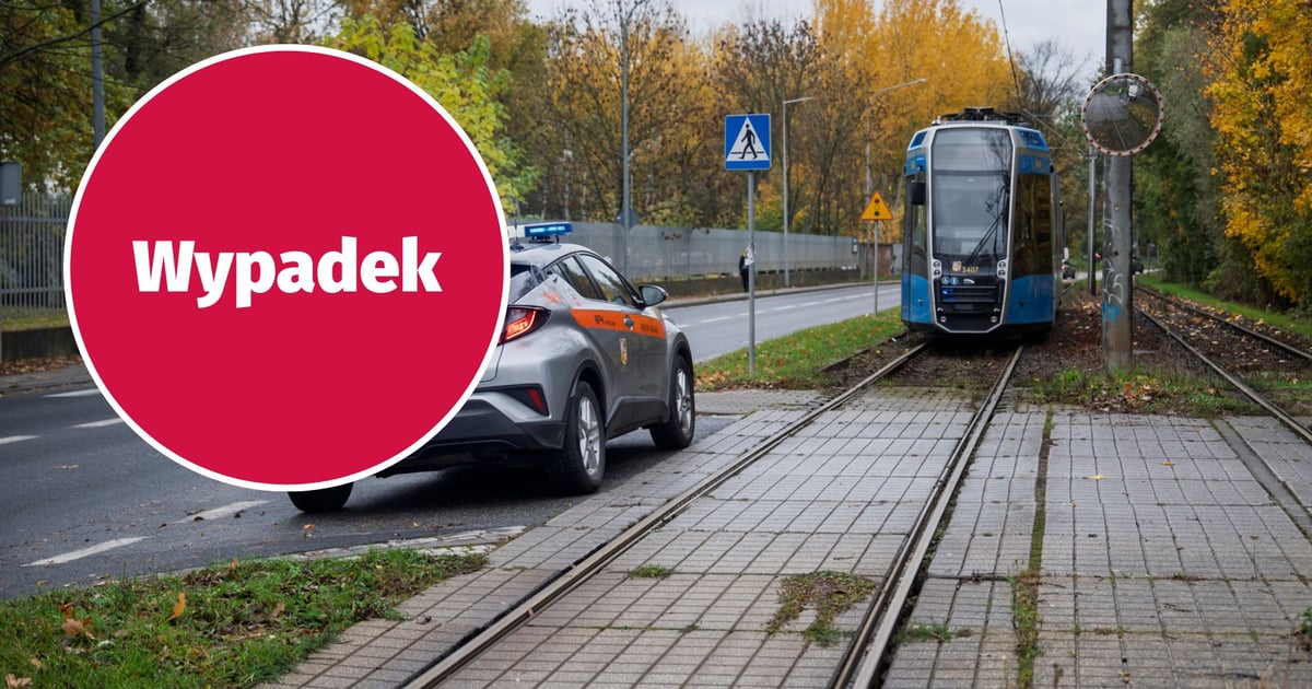 Potrącenie rowerzysty. Tramwaje nie jeżdżą przez ul. Kwidzyńską