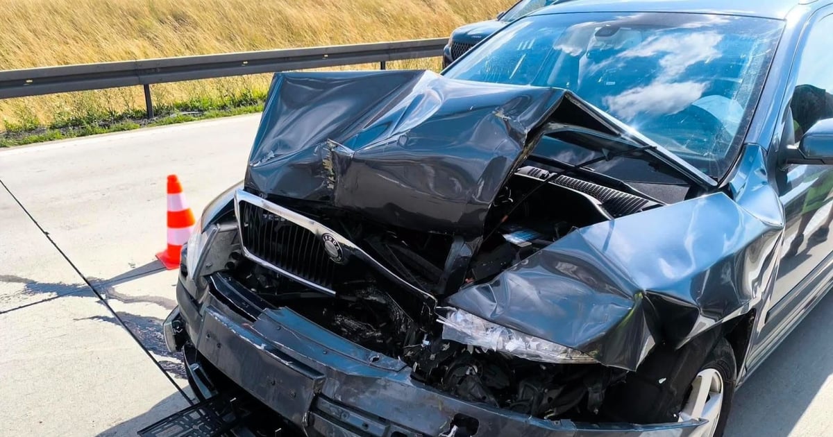 Zderzenie trzech aut na A4 w kierunku Wrocławia. Koniec utrudnień [AKTUALIZACJA]