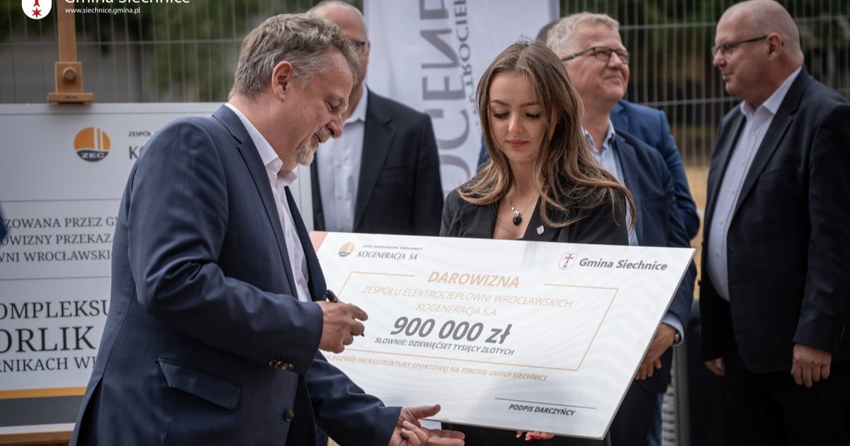 Siechnice. Nowe boiska i bieżnia ze wsparciem od KOGENERACJI