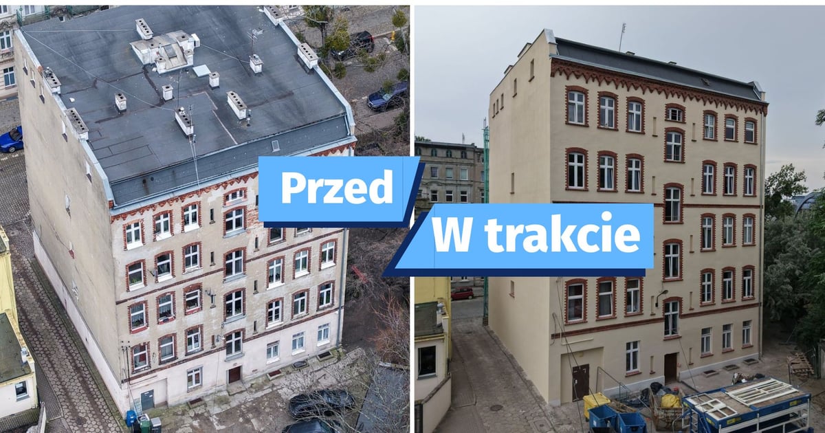 Przepiękna kamienica odsłania swój urok. Wisienka na torcie jeszcze za rusztowaniami