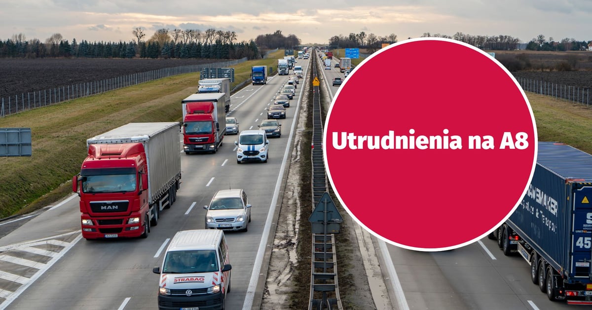 Utrudnienia na A8. Zderzyły się cztery samochody
