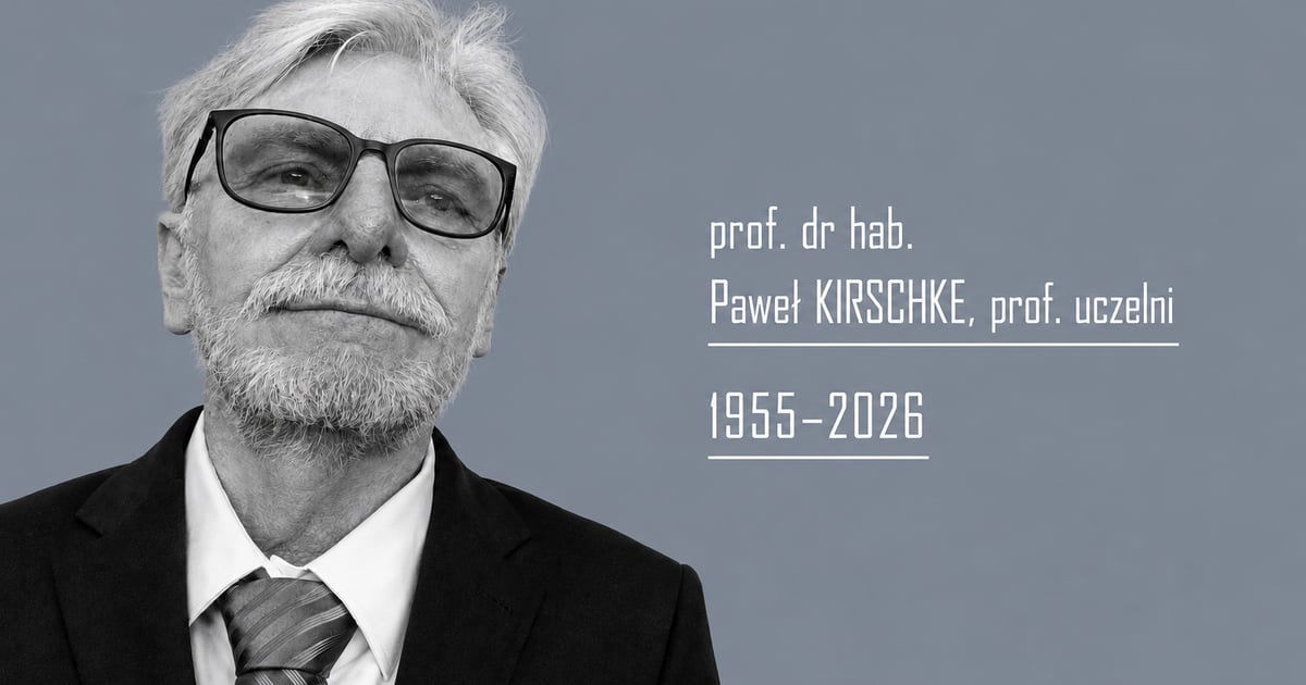 Zmarł dr hab. inż. arch. Paweł Kirschke. Architekt i naukowiec z PWr
