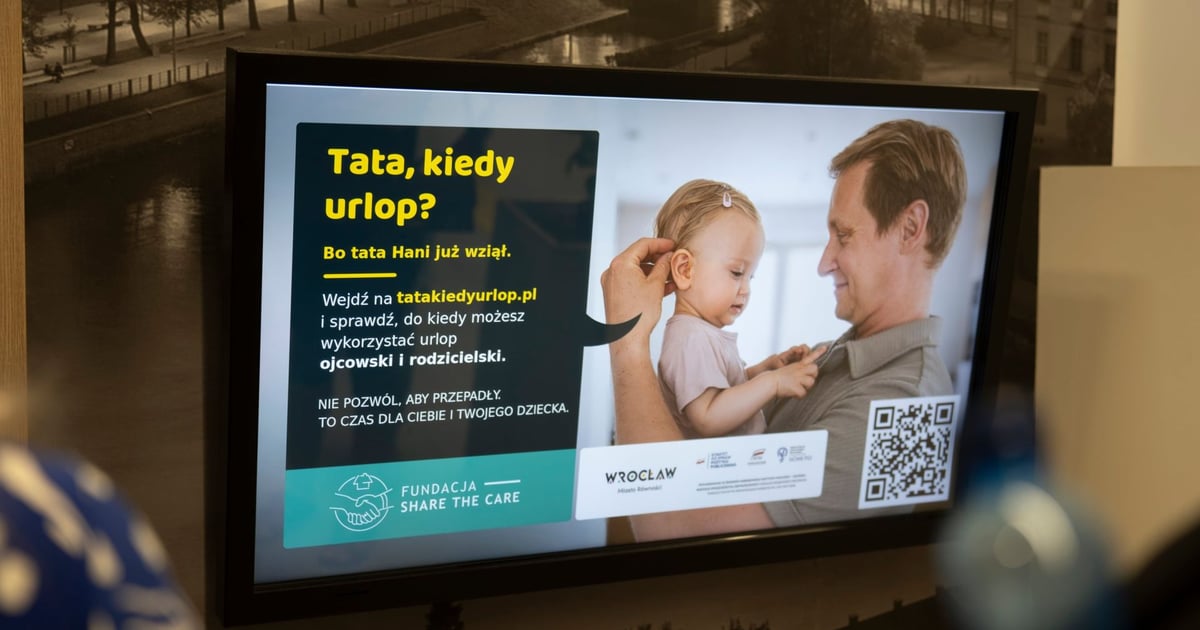 „Tata, kiedy urlop?” – Wrocław promuje prawa ojców