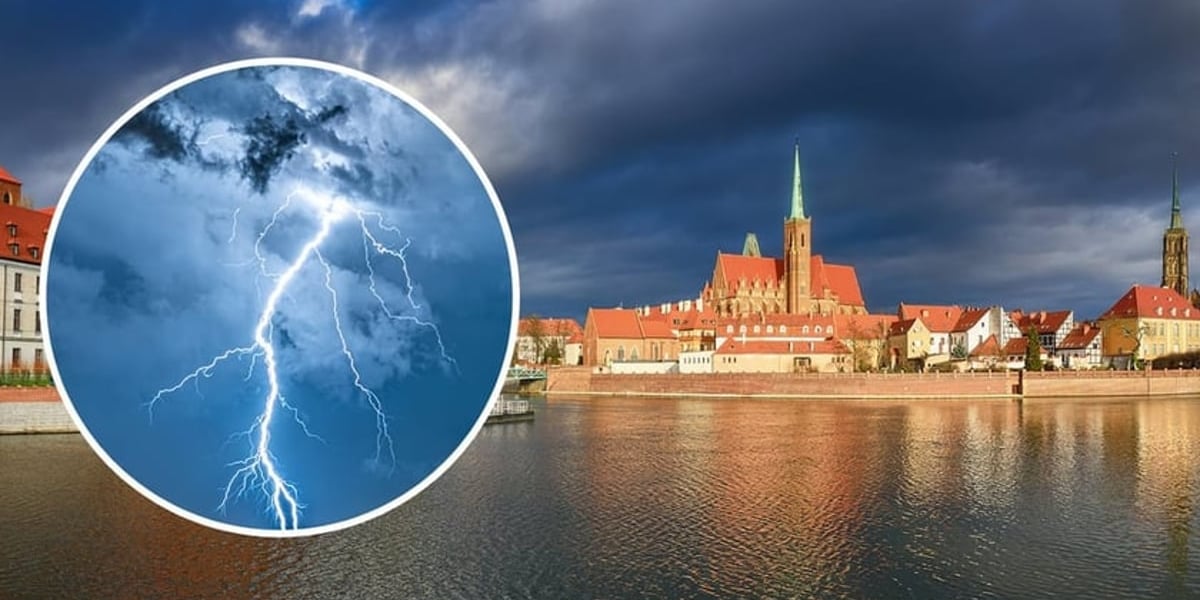 Ostrzeżenie IMGW dla Wrocławia. 17 sierpnia możliwa burza z gradem