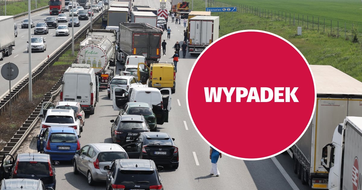Wypadek na A4. Zablokowana autostrada w kierunku Wrocławia. Zginęła jedna osoba