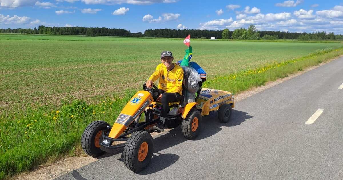 Gokartem na pedały przez Europę. José dojechał do Wrocławia!