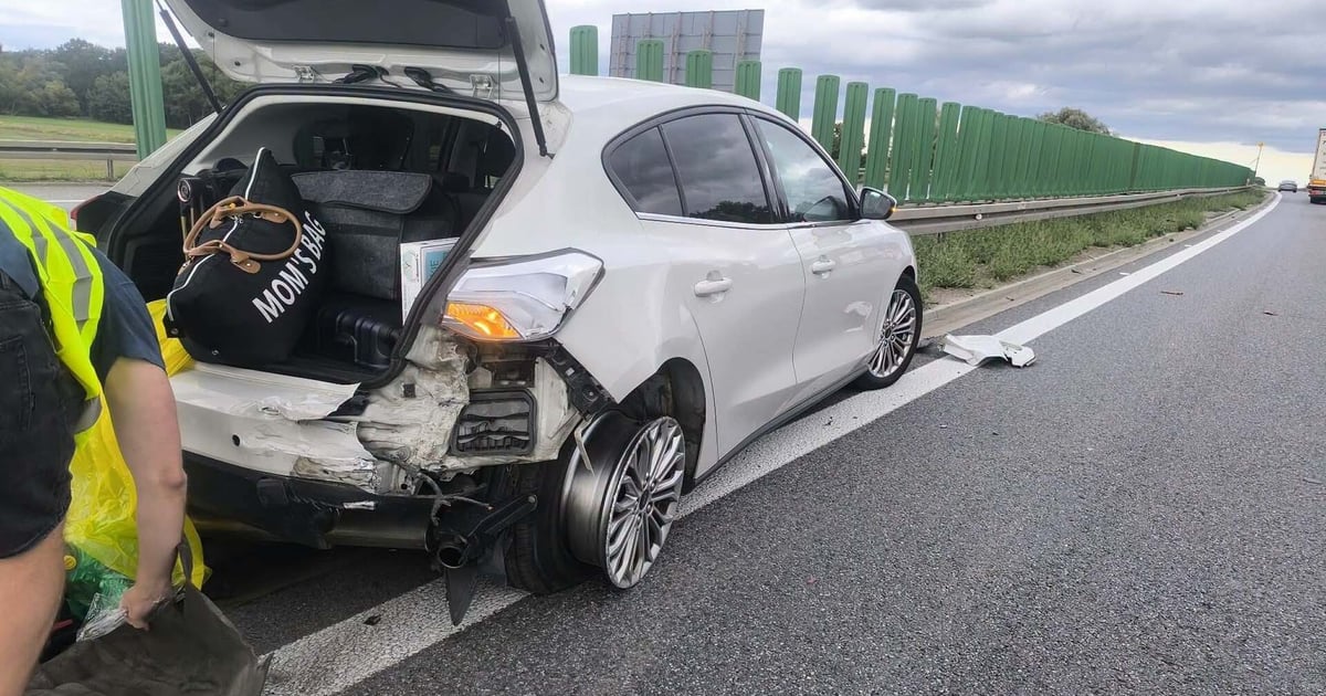 Utrudnienia na A4 po kolizji dwóch aut. Korek w kierunku Wrocławia na 8 km