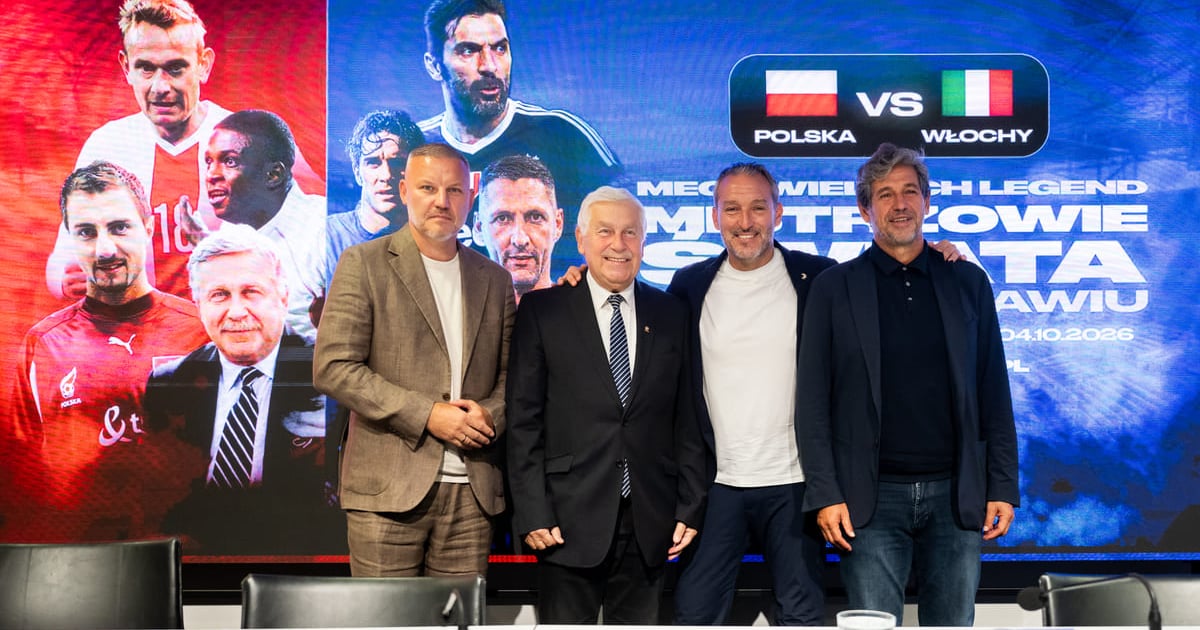 Zambrotta i Engel przed Meczem Mistrzów Polska-Włochy