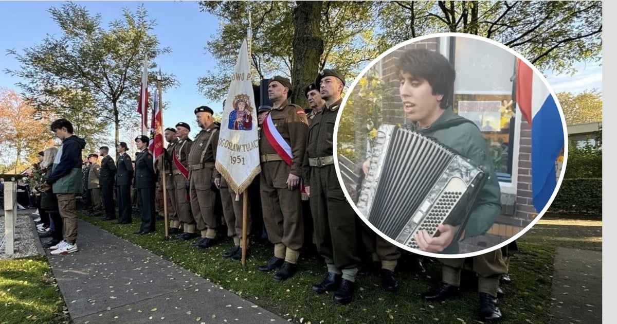Holender śpiewa polski hymn i bada historię żołnierzy gen. Maczka