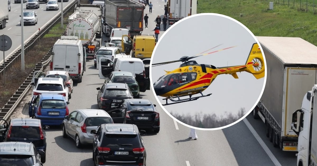 Kolizja na S8 koło Oleśnicy. Droga do Wrocławia zablokowana