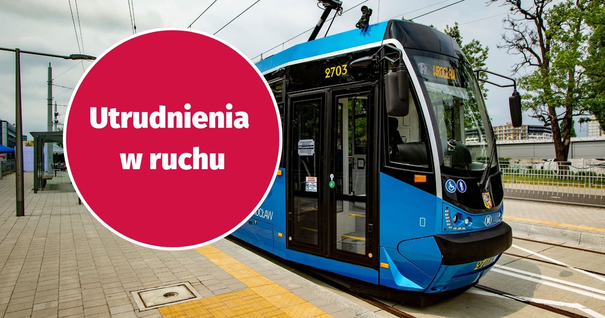 Wykolejenie na skrzyżowaniu Piłsudskiego i Kołłątaja. Są objazdy