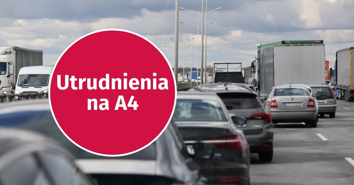 Uwaga kierowcy. Na A4 spore utrudnienia niedaleko Wrocławia