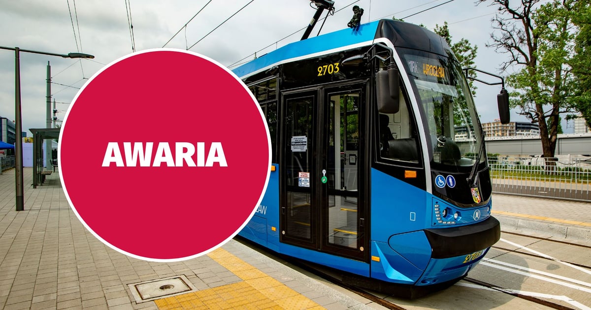 Awaria torowiska na Wielkiej Wyspie. Tramwaje jeżdżą zmienionymi trasami