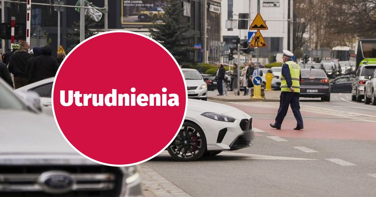 Uszkodzone rogatki na ul. Zwycięskiej. Były utrudnienia w ruchu | AKTUALIZACJA