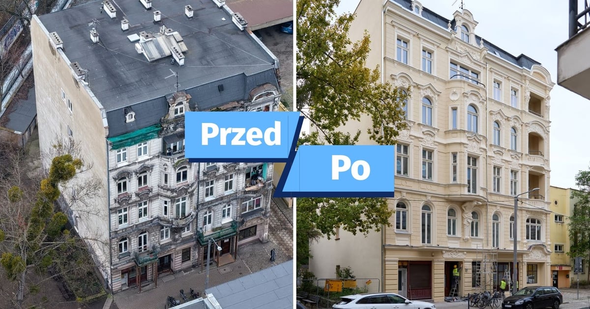 Kamienica przy ul. Wysokiej 4 już bez rusztowań. Elewacja robi wrażenie [ZDJĘCIA]