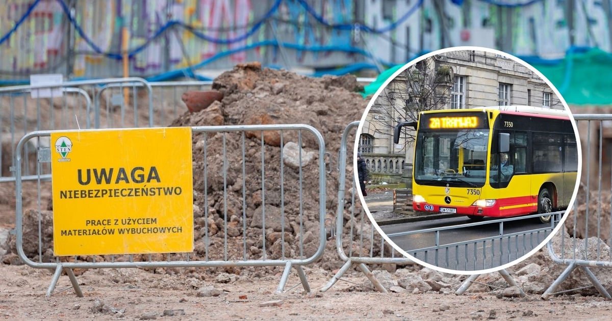 Wywiezienie niewybuchu z ul. Kolejowej - tak pojadą tramwaje i autobusy