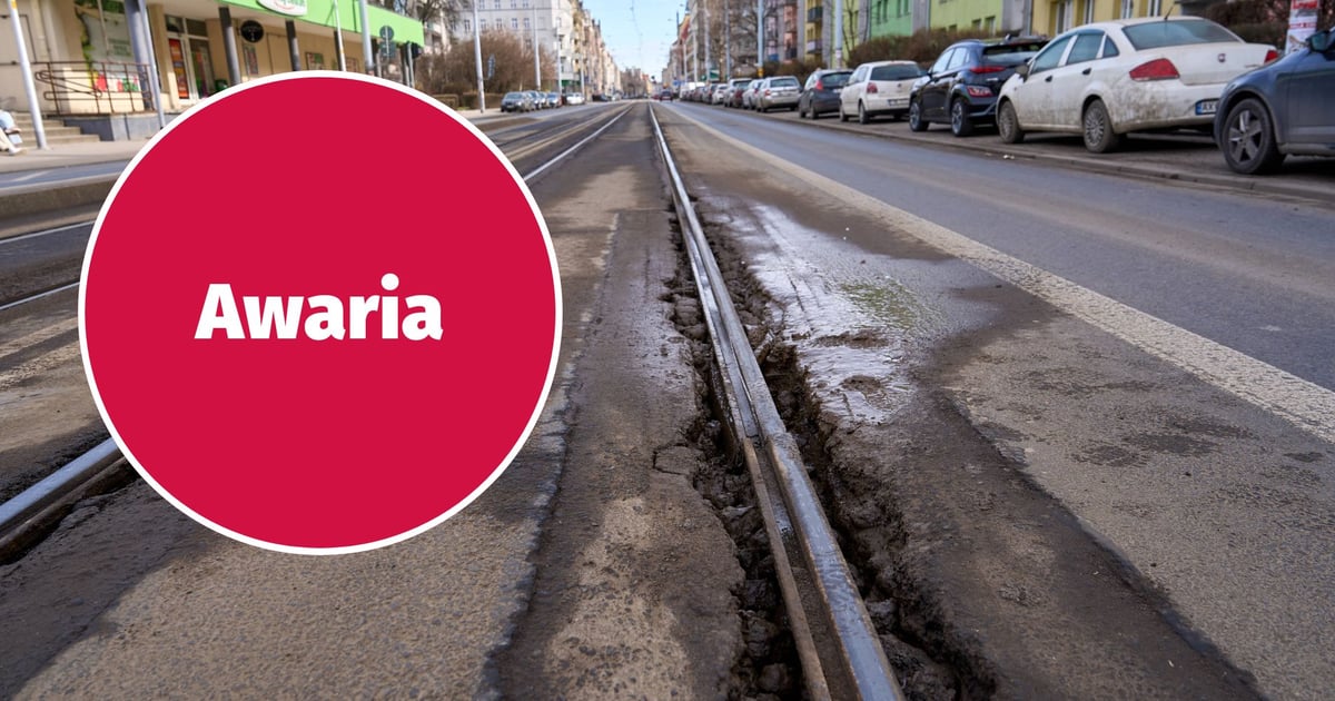 Awaria torowiska na ul. Sienkiewicza [AKTUALIZACJA]