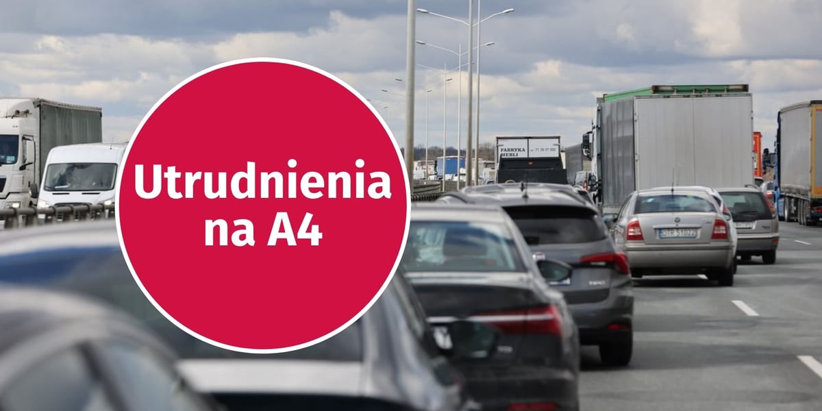 Uwaga kierowcy! Poważne utrudnienia na A4 - zablokowana jezdnia