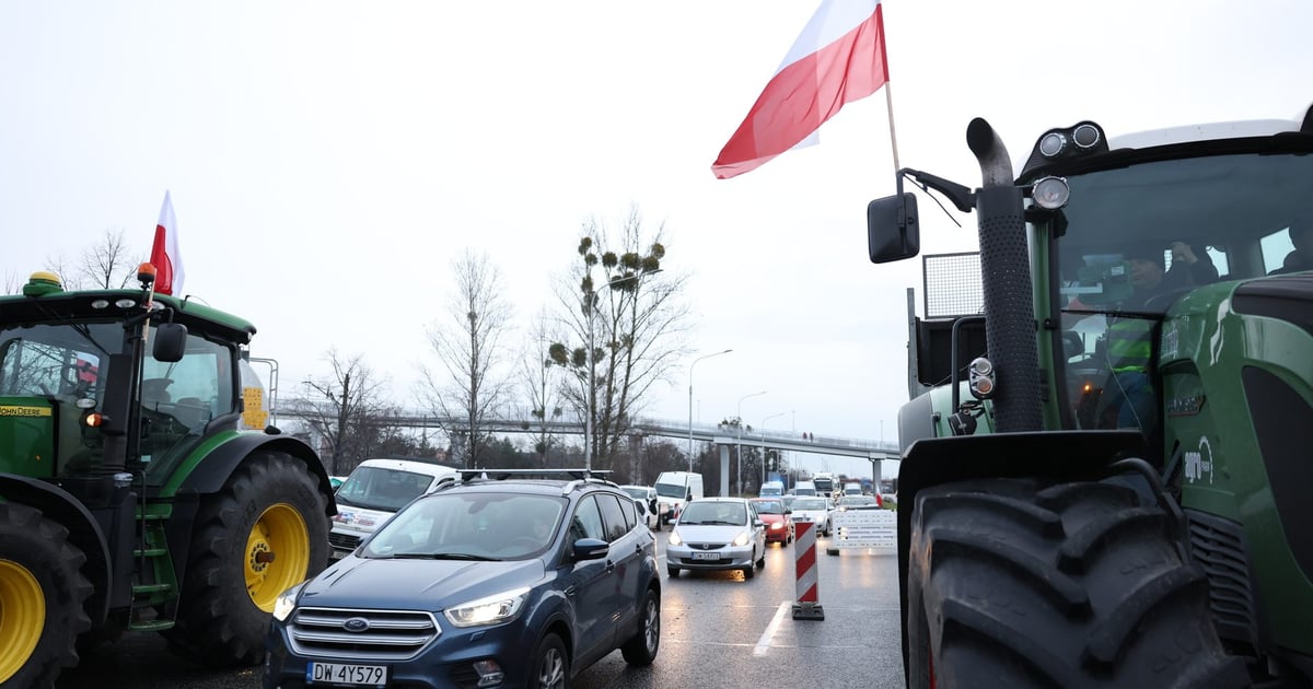 Strajk rolników: blokady dróg i utrudnienia we Wrocławiu i na Dolnym Ś ...