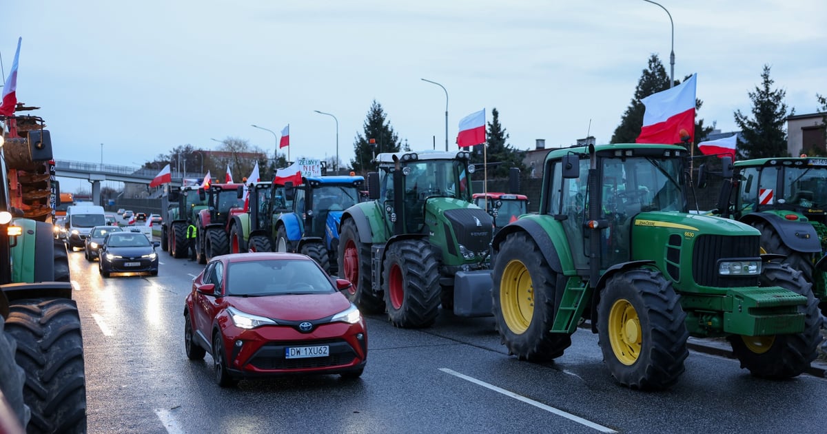 Strajk rolników: blokady dróg i utrudnienia we Wrocławiu i na Dolnym Ś ...