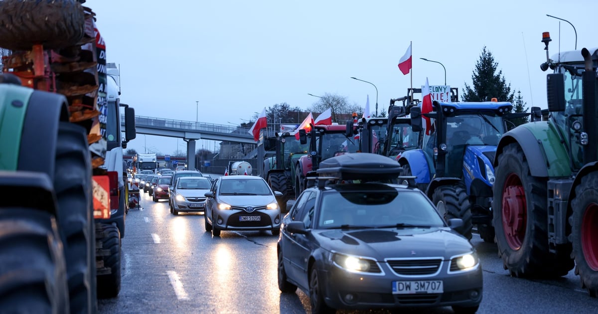 Strajk rolników: blokady dróg i utrudnienia we Wrocławiu i na Dolnym Ś ...
