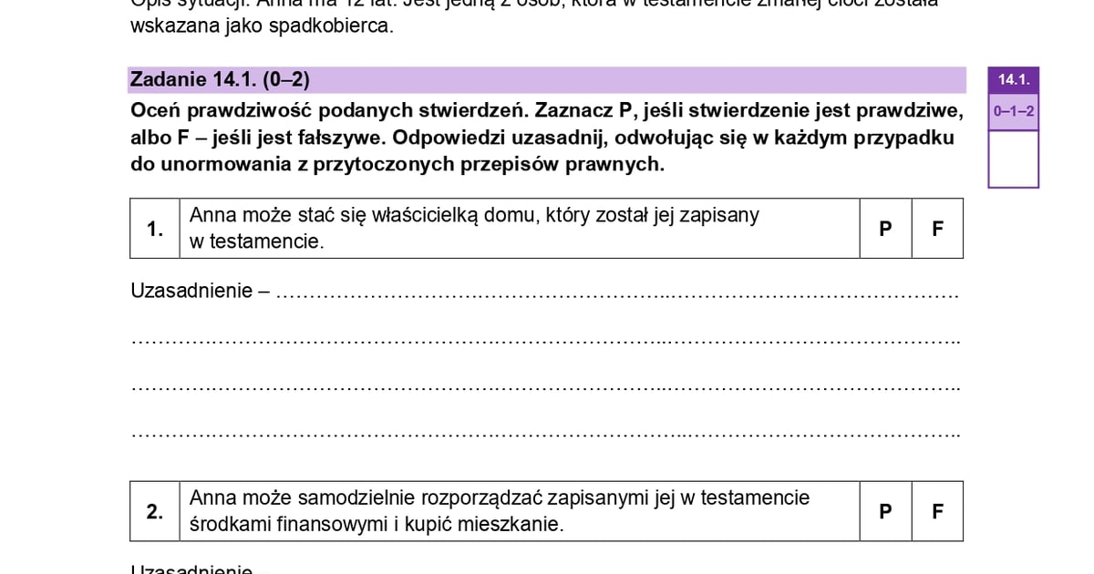 Test Z Wos Klasa 8 Dział 1 CKE matura z WOS-u 2024 na poziomie rozszerzonym 10 maja (ARKUSZE, ZAD
