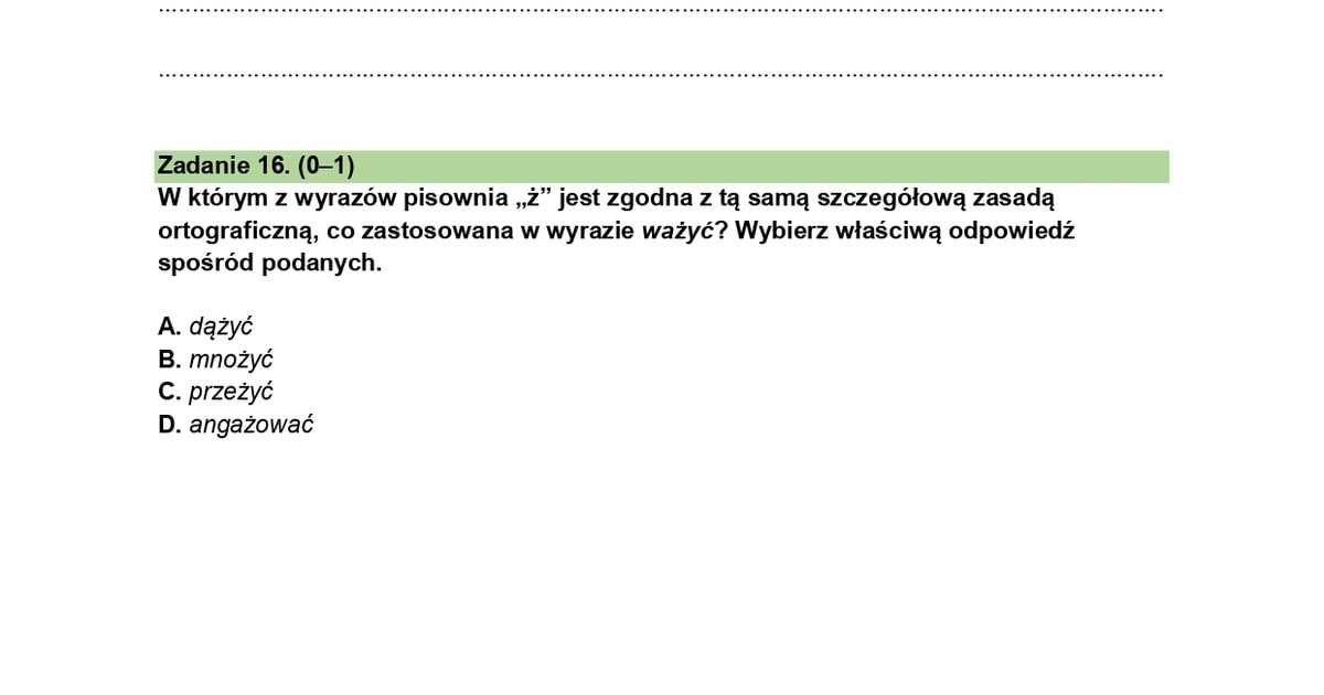 Egzamin ósmoklasisty z j. polskiego. Pierwsze wrażenia uczniów i arkus