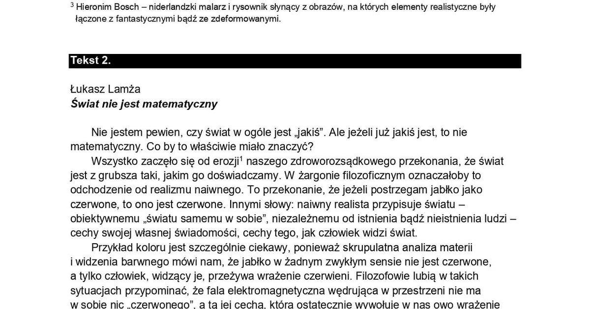 CKE: matura próbna 2025 z języka polskiego (ARKUSZE). Rozgrzewka przed