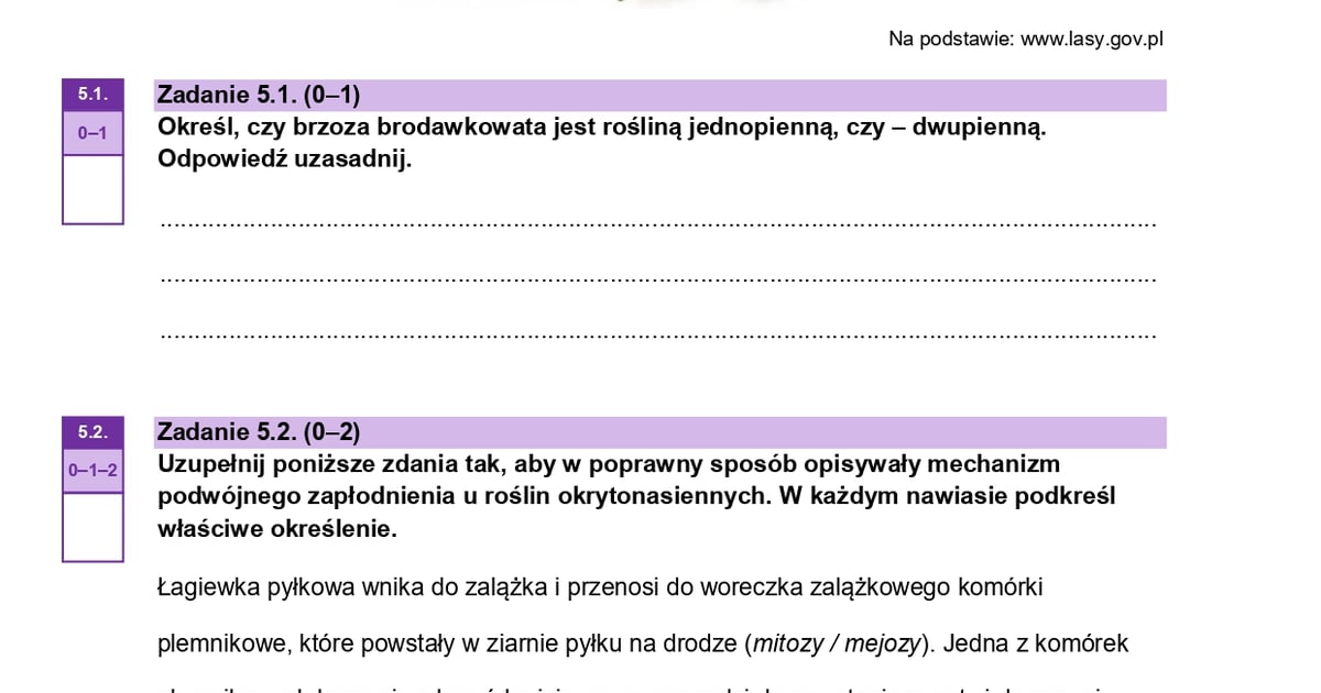 Próbna matura z biologii, poziom rozszerzony. Sprawdź arkusze