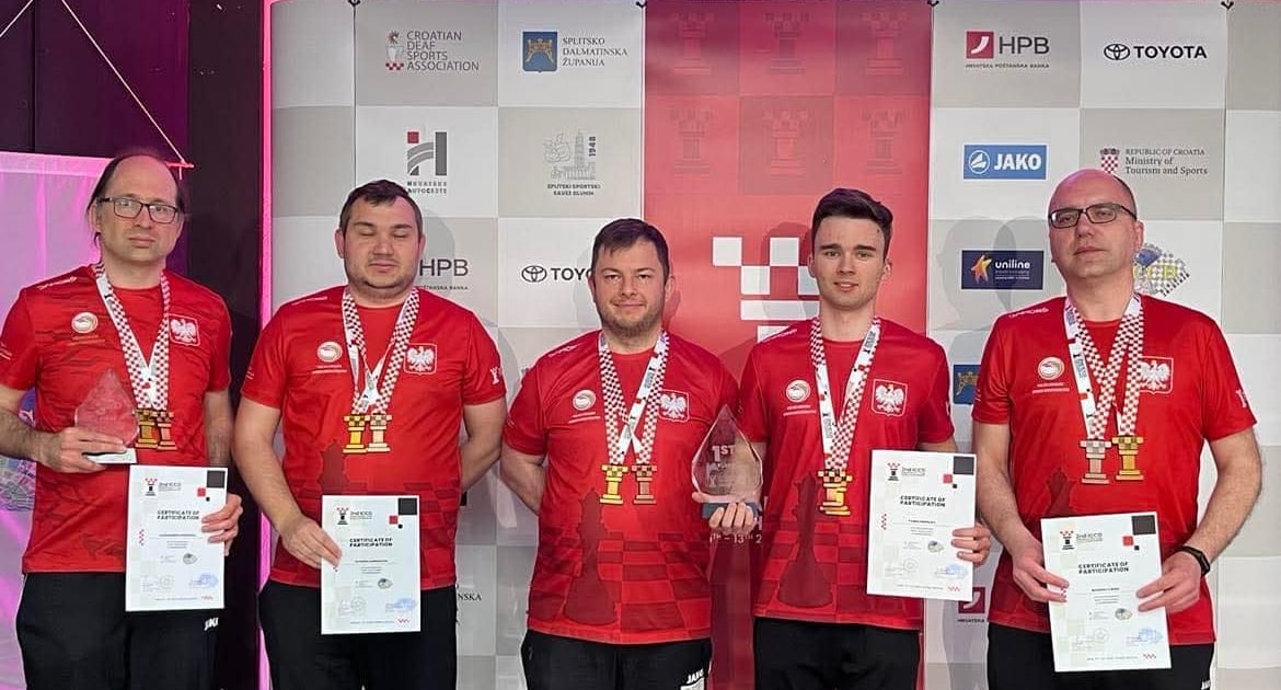 Bezprecedensowy sukces szachisty Świtu na ME głuchych