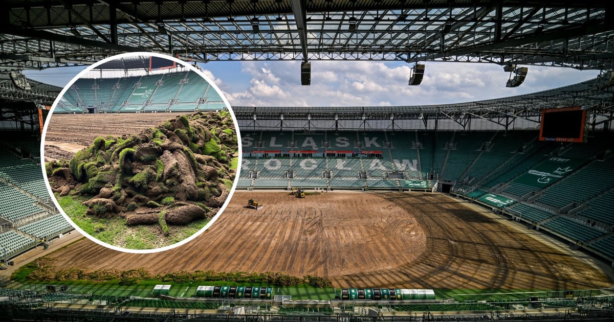 Tarczyński Arena bez murawy. Trwa jej wymiana [ZDJĘCIA]