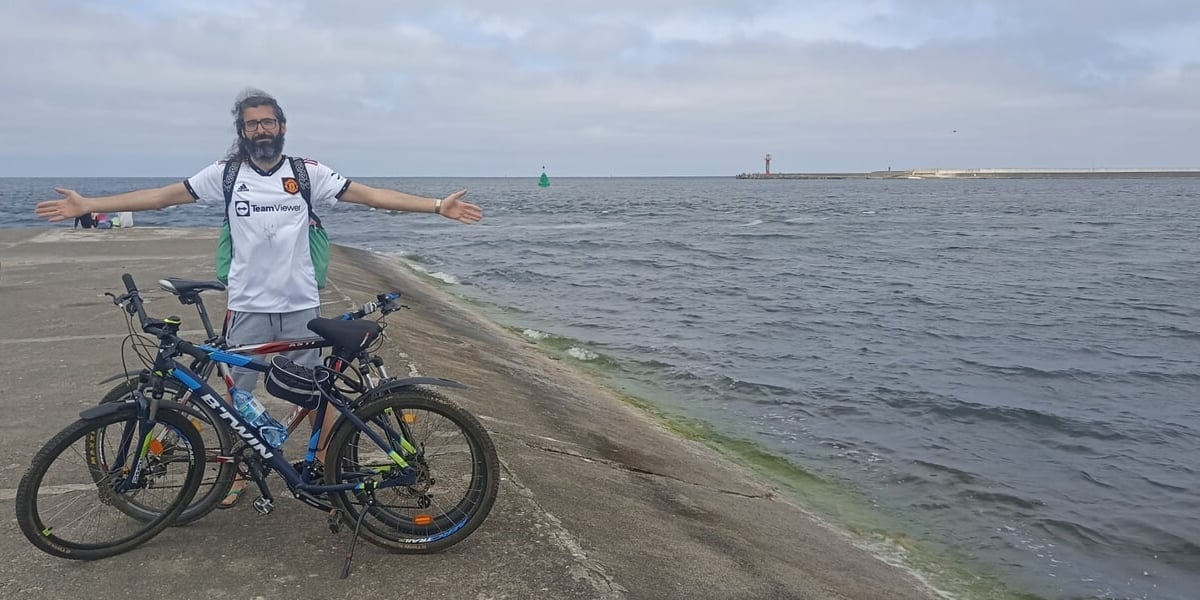 Flavio, Włoch i wrocławianin, pojedzie rowerem pod Lecce