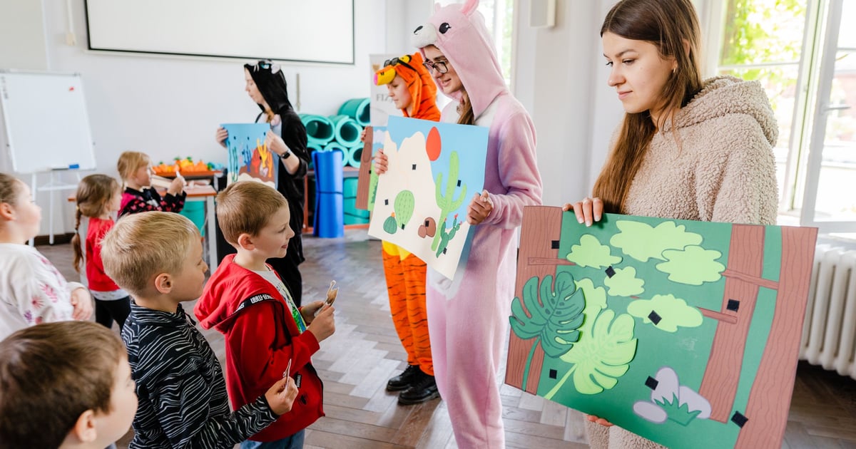 Przedszkolaki na uniwerku! Studenci zapewnili im mnóstwo aktywności