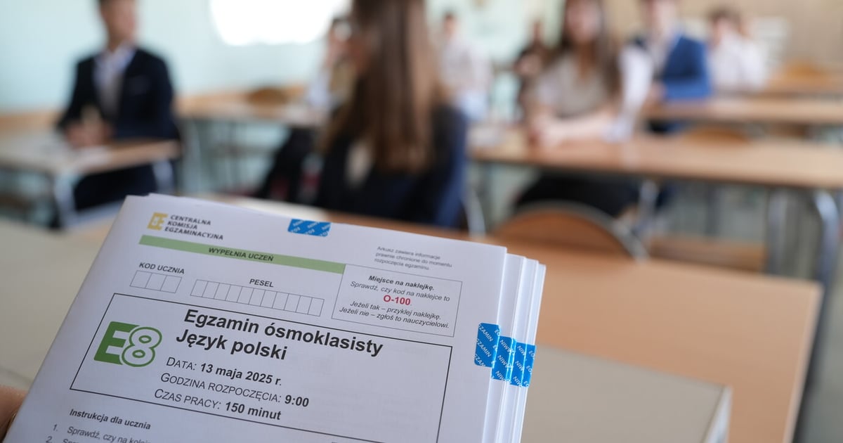 Egzamin ósmoklasisty rozpoczęty! W tym artykule zobaczycie arkusz z polskiego