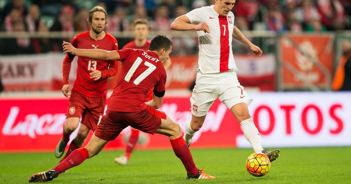 Polsko – Česká republika na stadionu Wrocław