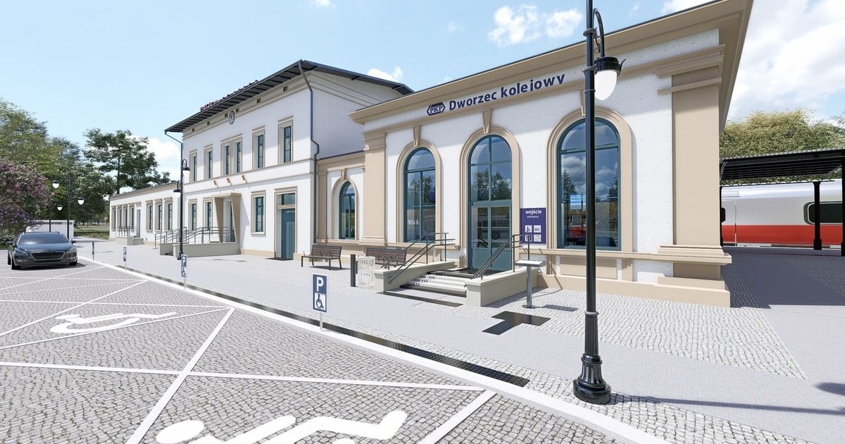 To najstarszy w Polsce czynny dworzec kolejowy. Zobacz jak wypięknieje