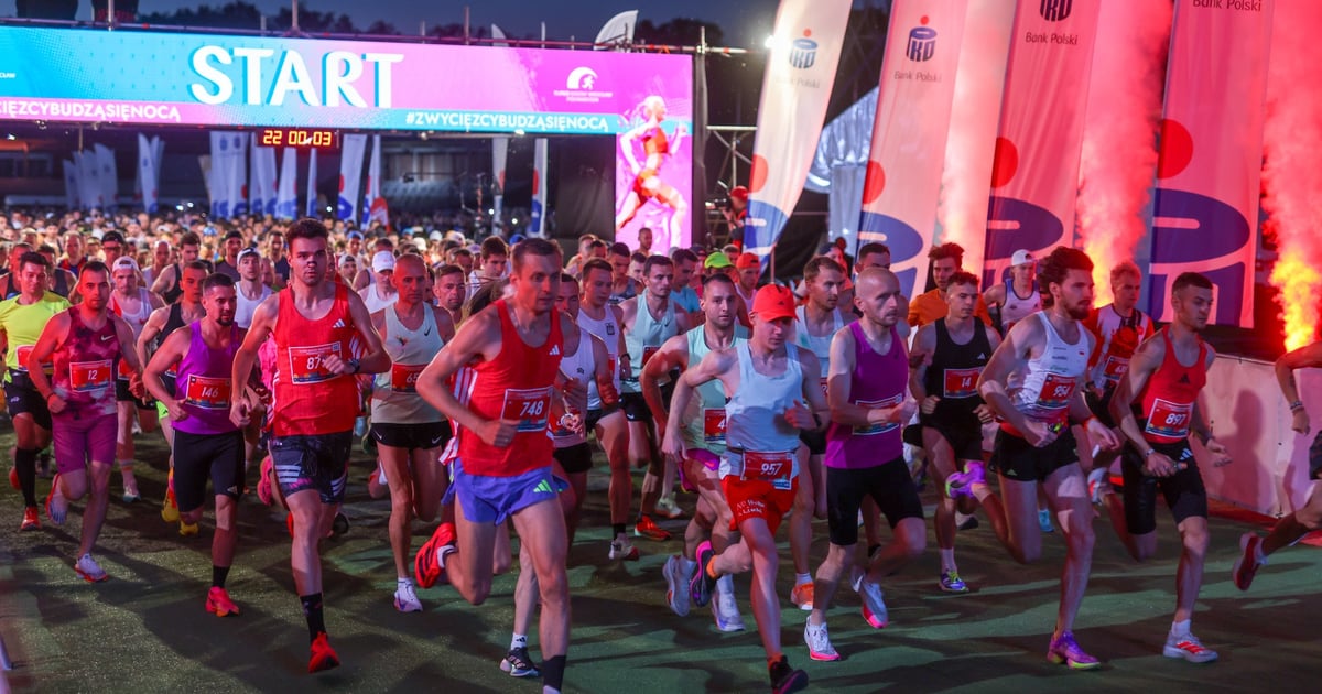 Rekordowy PKO Nocny Wrocław Półmaraton. Biegliście? Szukajcie się na zdjęciach!