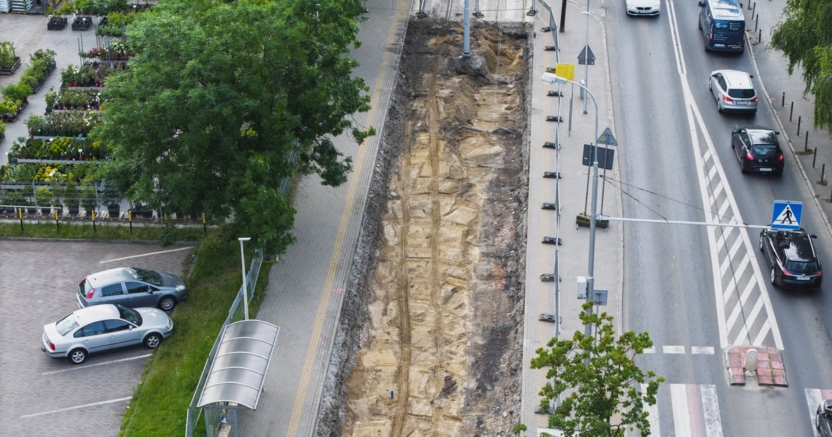 Trwa remont na Kosmonautów. Co się tam dzieje? [ZDJĘCIA Z DRONA]