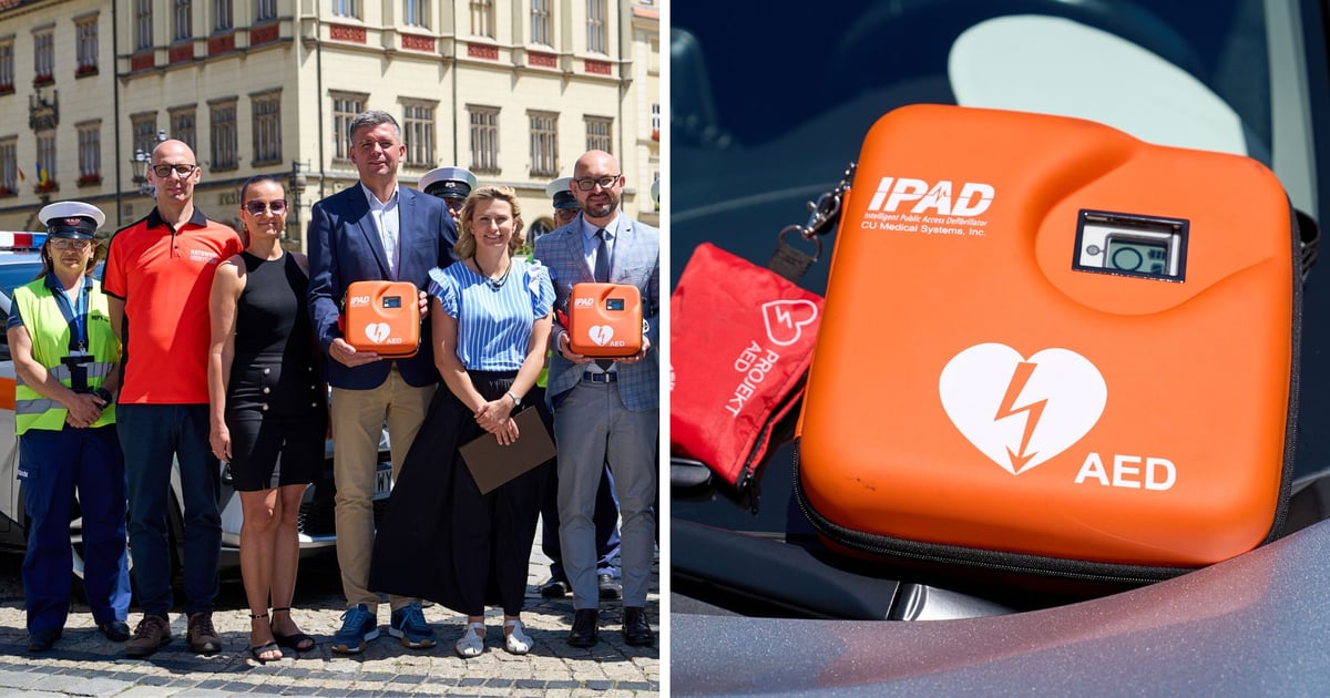 Wrocławskie tramwaje i autobusy będą wyposażone w defibrylatory AED