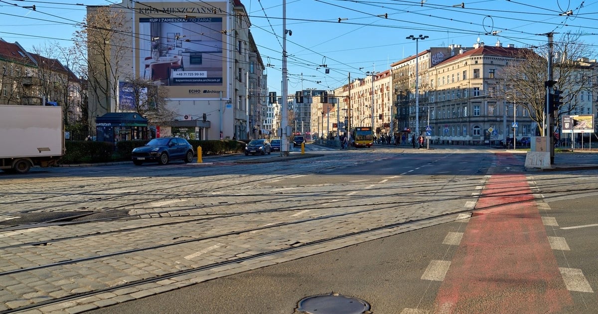 Remont na skrzyżowaniu Pomorskiej z Dubois. Zmiany dla tramwajów i autobusów