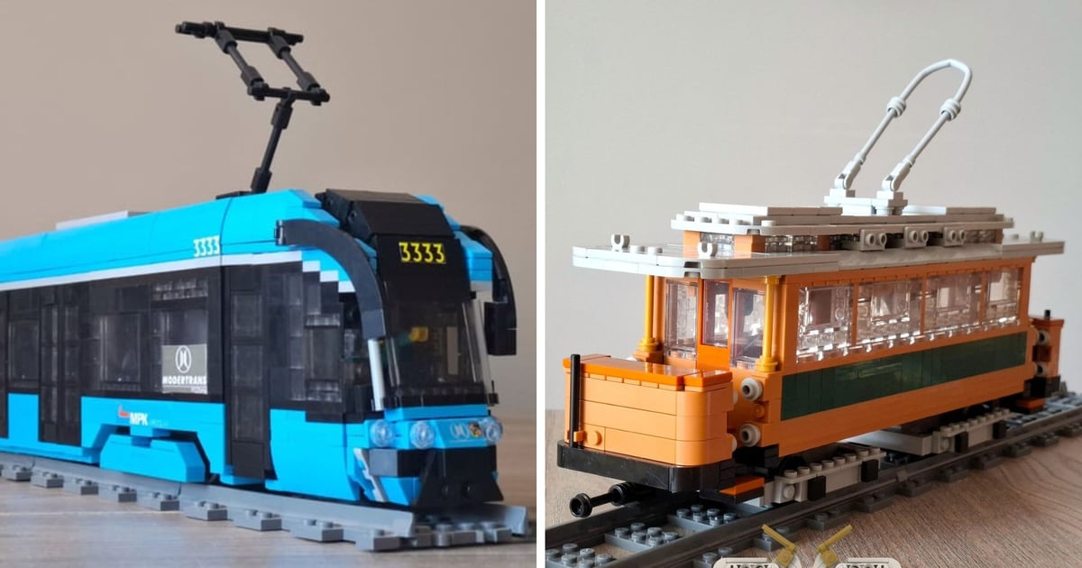 Piękne wrocławskie tramwaje zbudowane z Lego możesz zobaczyć na żywo