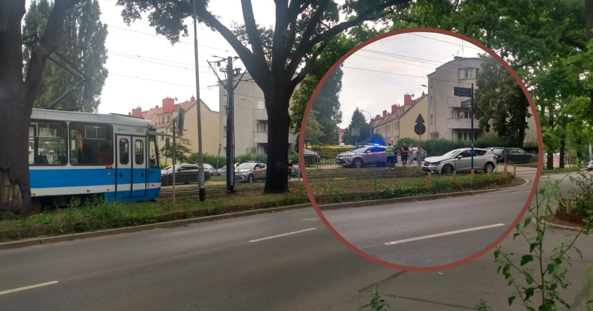 Tramwaje nie jadą na Biskupin. Na ul. Olszewskiego doszło do kolizji