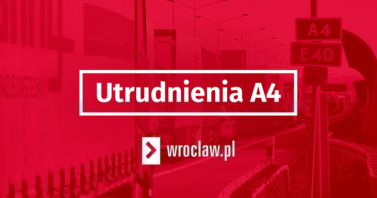 Utrudnienie na A4 w kierunku Katowic: Zderzyły się trzy auta