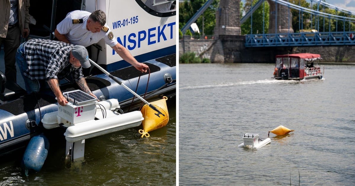 Bojka w Odrze! Nic specjalnego? A jednak. Ta zmierzy jakość wody!