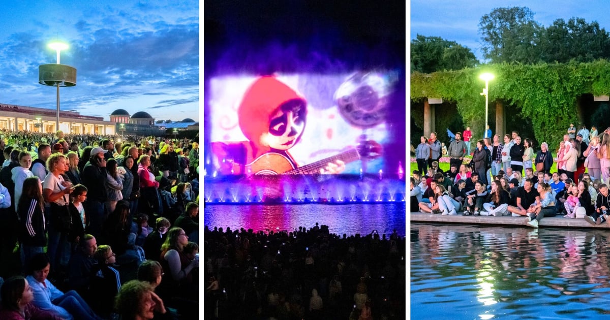 Jak z Disneya! Nowy pokaz Fontanny Multimedialnej z postaciami z bajek | ZDJĘCIA