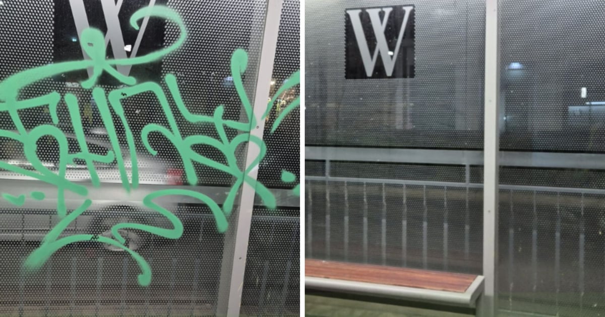 Wrocław usuwa nielegalne graffiti i nienawistne hasła z przystanków