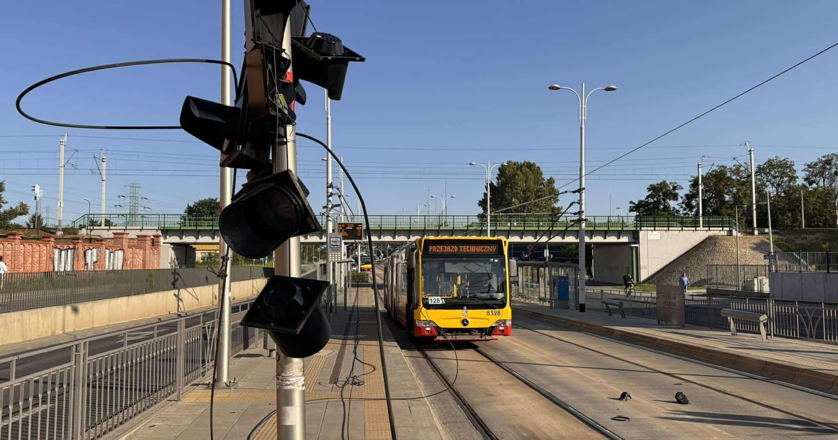 Uwaga! Utrudnienia w ruchu na ul. Długiej. Zerwana sieć trakcyjna