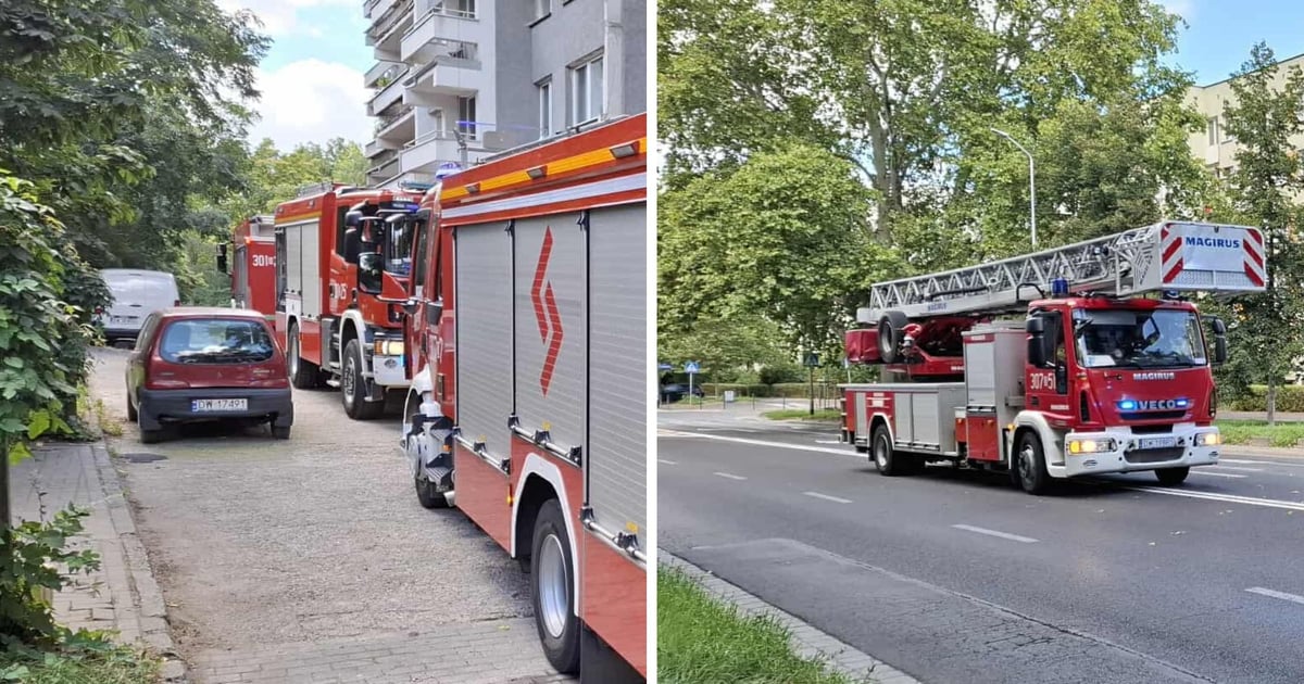 Tragiczny pożar na Szczepinie: Nie żyje jedna osoba, kilkadziesiąt ewakuowanych